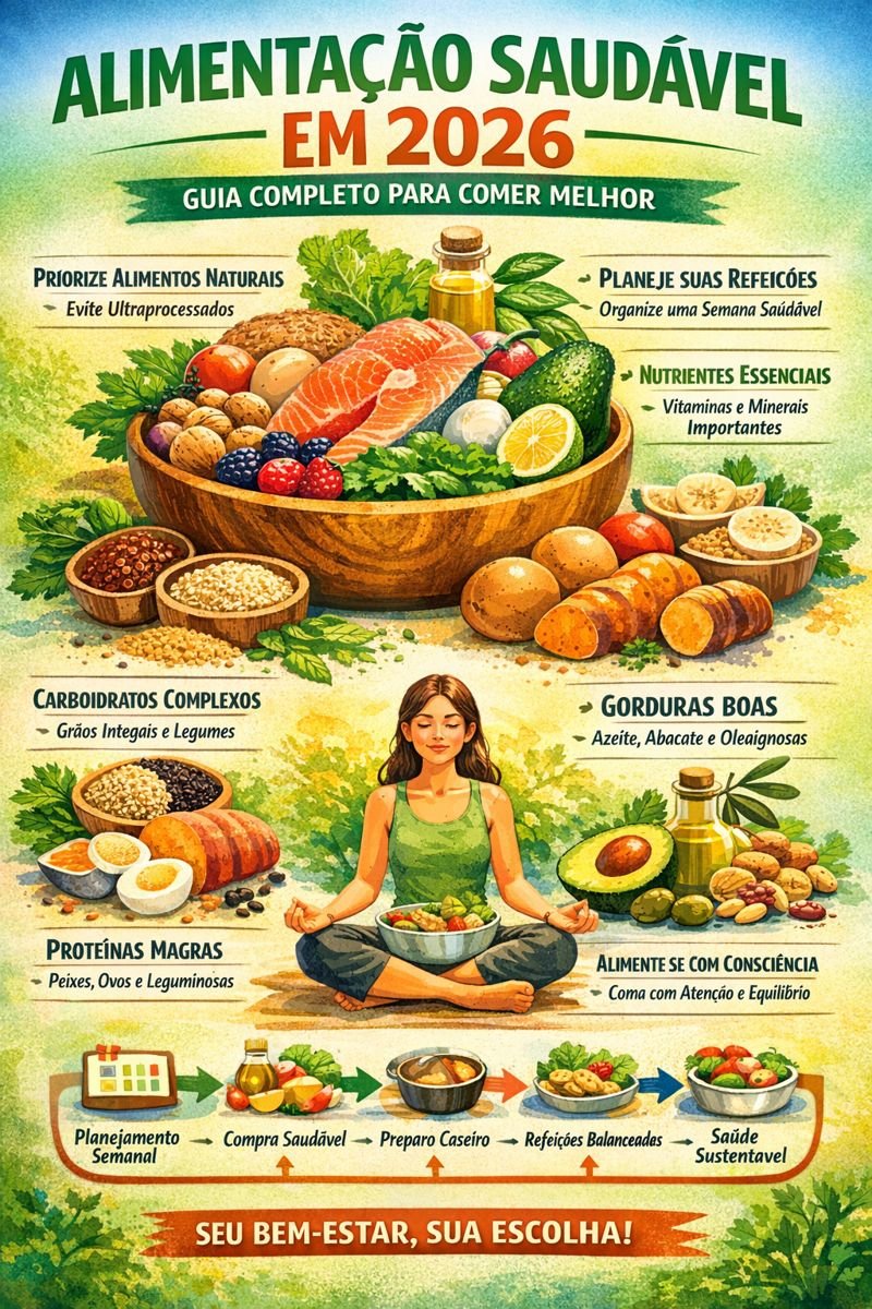 Alimentação Saudável em 2026: